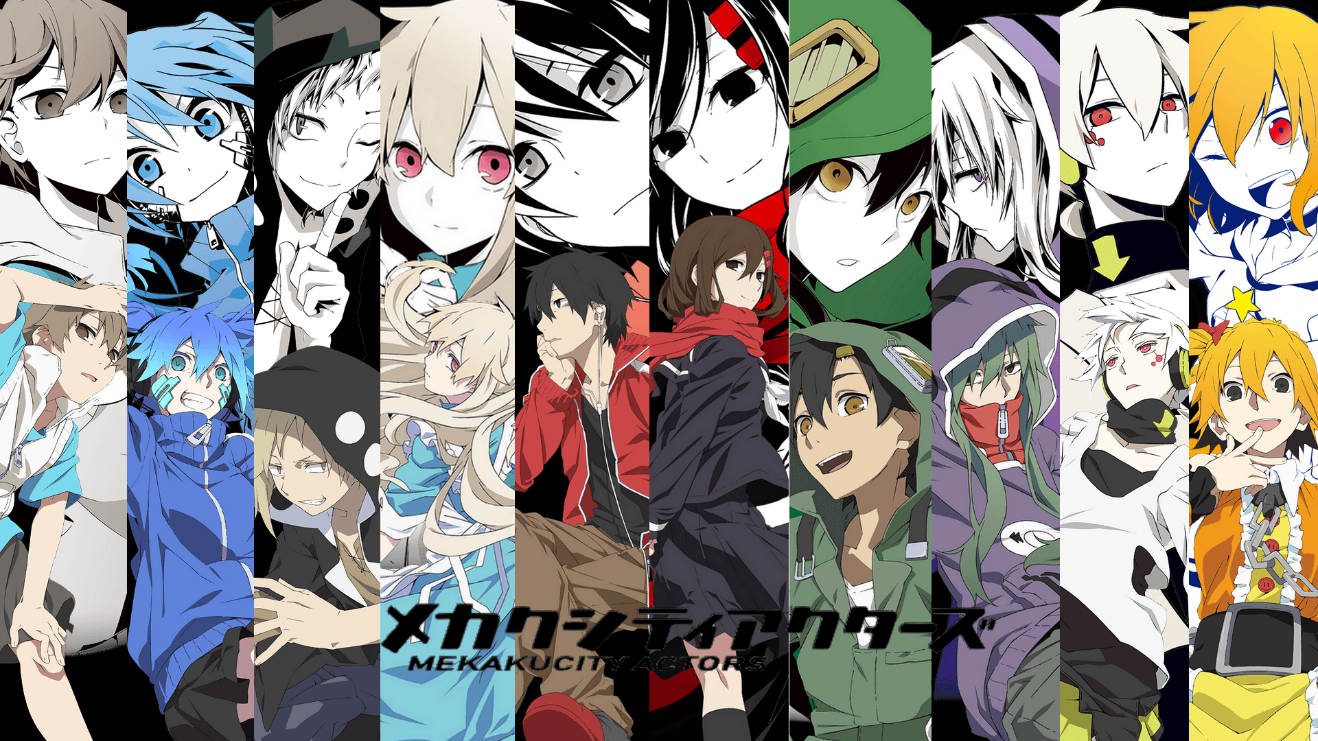 Mekakucity Actors  Manga anime, Anime, Gótica